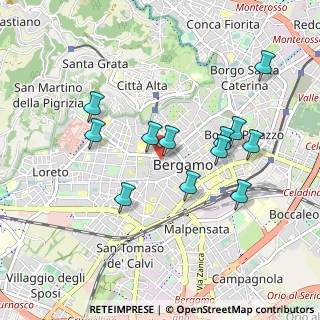 Mappa Via Borfuro, 24121 Bergamo BG, Italia (0.865)
