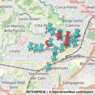 Mappa Via Borfuro, 24121 Bergamo BG, Italia (0.753)