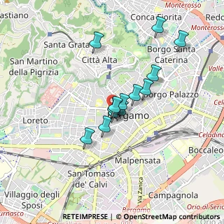 Mappa Via Borfuro, 24121 Bergamo BG, Italia (0.66231)