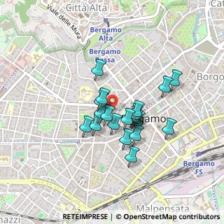 Mappa Via Borfuro, 24121 Bergamo BG, Italia (0.314)