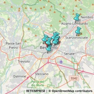 Mappa Via Borfuro, 24121 Bergamo BG, Italia (2.00727)