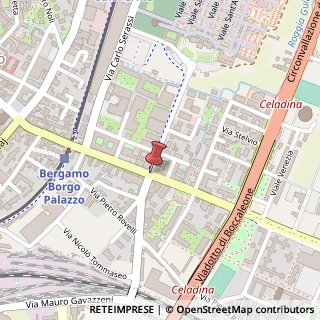 Mappa Via Borgo Palazzo,  89, 24125 Bergamo, Bergamo (Lombardia)