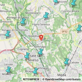 Mappa Via Vecchia Canturina, 22060 Novedrate CO, Italia (3.41455)