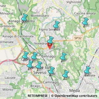 Mappa Via Vecchia Canturina, 22060 Novedrate CO, Italia (2.35917)