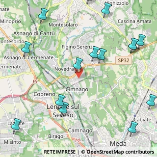 Mappa Via Vecchia Canturina, 22060 Novedrate CO, Italia (2.97067)