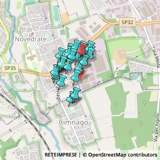 Mappa Via Vecchia Canturina, 22060 Novedrate CO, Italia (0.27241)