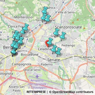 Mappa Via Monte Canto Alto, 24125 Bergamo BG, Italia (2.3375)