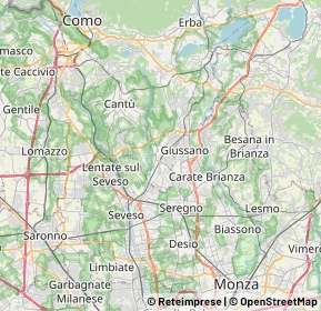Mappa 22066 Mariano Comense CO, Italia (7.824)