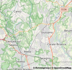 Mappa 22066 Mariano Comense CO, Italia (2.526)