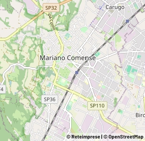 Mappa 22066 Mariano Comense CO, Italia (0.6185)