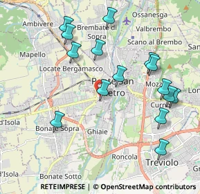 Mappa Via Adda, 24036 Ponte San Pietro BG, Italia (2.10533)