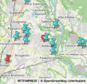 Mappa Via Privata Mazzini, 23899 Robbiate LC, Italia (2.33769)