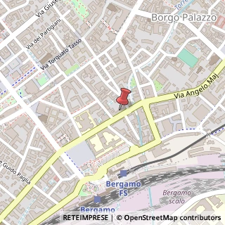 Mappa Via Angelo Maj, 14/D, 24121 Bergamo, Bergamo (Lombardia)