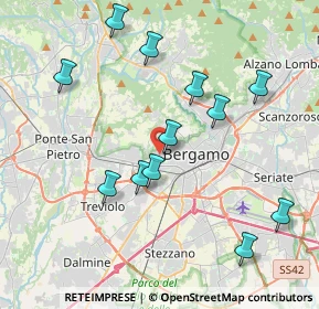 Mappa Piazzale Risorgimento, 24128 Bergamo BG, Italia (4.0275)