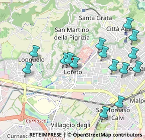 Mappa Piazzale Risorgimento, 24128 Bergamo BG, Italia (1.11467)