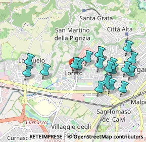 Mappa Piazzale Risorgimento, 24128 Bergamo BG, Italia (0.9465)