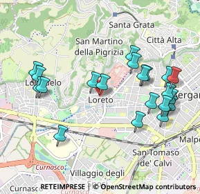 Mappa Piazzale Risorgimento, 24128 Bergamo BG, Italia (1.036)