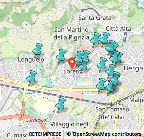 Mappa Piazzale Risorgimento, 24128 Bergamo BG, Italia (0.9075)