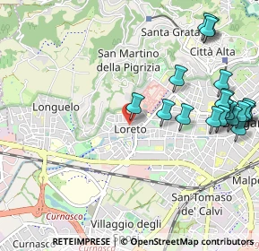 Mappa Piazzale Risorgimento, 24128 Bergamo BG, Italia (1.3)