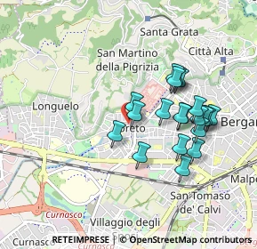 Mappa Piazzale Risorgimento, 24128 Bergamo BG, Italia (0.801)