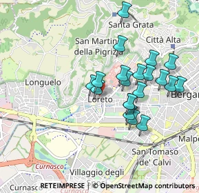 Mappa Piazzale Risorgimento, 24128 Bergamo BG, Italia (0.8195)