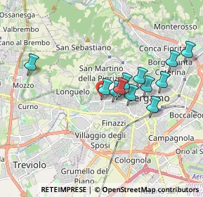 Mappa Piazzale Risorgimento, 24128 Bergamo BG, Italia (1.6)