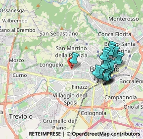 Mappa Piazzale Risorgimento, 24128 Bergamo BG, Italia (1.8195)