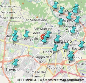 Mappa Piazzale Risorgimento, 24128 Bergamo BG, Italia (2.443)