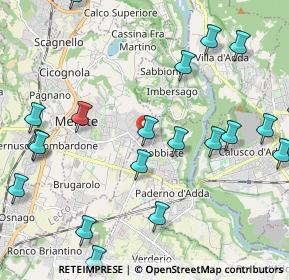 Mappa Via Mazzini, 23899 Robbiate LC, Italia (2.6635)