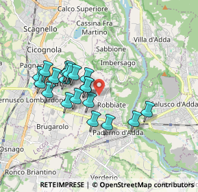 Mappa Via Mazzini, 23899 Robbiate LC, Italia (1.5255)