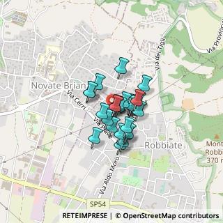 Mappa Via Mazzini, 23899 Robbiate LC, Italia (0.23214)