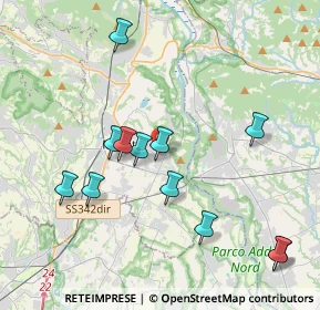Mappa Via Mazzini, 23899 Robbiate LC, Italia (4.06417)
