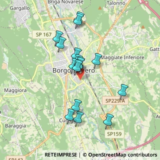 Mappa Via Novara Vicolo Lanca, 28021 Borgomanero NO, Italia (1.6375)