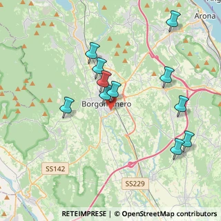 Mappa Via Novara Vicolo Lanca, 28021 Borgomanero NO, Italia (3.91182)