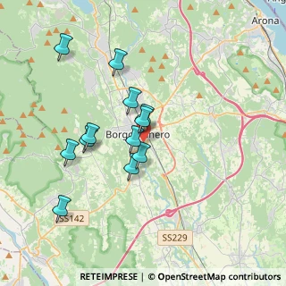 Mappa Via Novara Vicolo Lanca, 28021 Borgomanero NO, Italia (3.215)