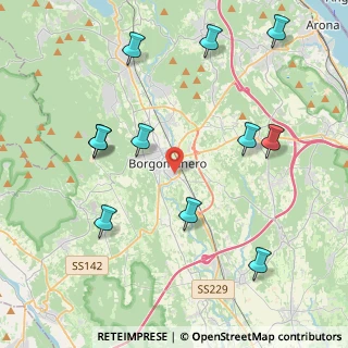 Mappa Via Novara Vicolo Lanca, 28021 Borgomanero NO, Italia (4.71)