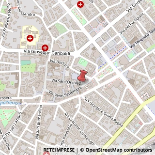 Mappa Via XX Settembre, 24/26, 24100 Bergamo, Bergamo (Lombardia)