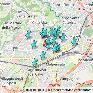 Mappa Via Borfuro, 24122 Bergamo BG, Italia (0.564)