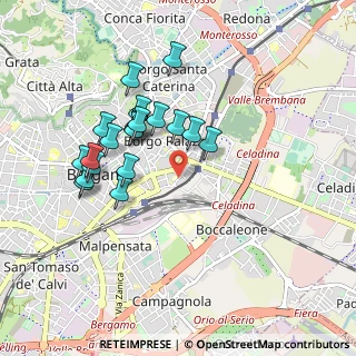 Mappa Via Bartolomeo Bono, 24121 Bergamo BG, Italia (0.8415)