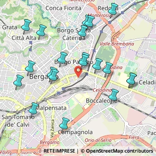 Mappa Via Bartolomeo Bono, 24121 Bergamo BG, Italia (1.156)
