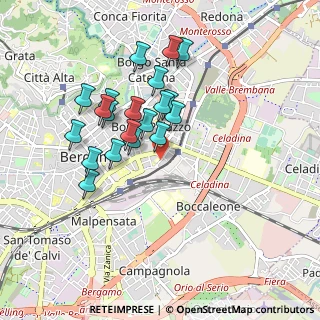 Mappa Via Bartolomeo Bono, 24121 Bergamo BG, Italia (0.795)