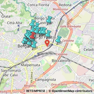 Mappa Via Bartolomeo Bono, 24121 Bergamo BG, Italia (0.796)