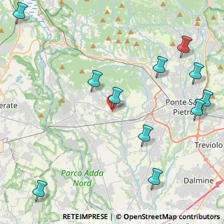 Mappa Via Andito Bedesco, 24039 Sotto il Monte Giovanni XXIII BG, Italia (5.63636)