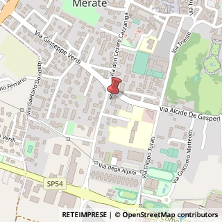 Mappa Via Fratelli Cernuschi, 1, 23807 Merate, Lecco (Lombardia)