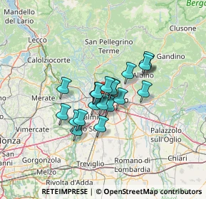 Mappa Via Lidice, 24128 Bergamo BG, Italia (8.738)