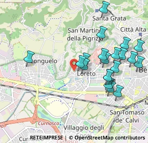 Mappa Via Lidice, 24128 Bergamo BG, Italia (1.0255)