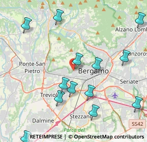 Mappa Via Lidice, 24128 Bergamo BG, Italia (4.87923)