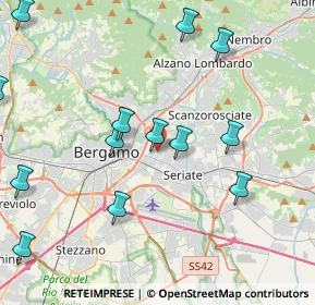 Mappa Via Castel Regina, 24125 Bergamo BG, Italia (4.78692)