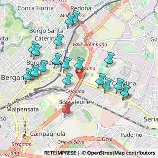 Mappa Via Borgo Palazzo, 24125 Bergamo BG, Italia (1.023)