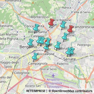 Mappa Via Borgo Palazzo, 24125 Bergamo BG, Italia (1.42929)